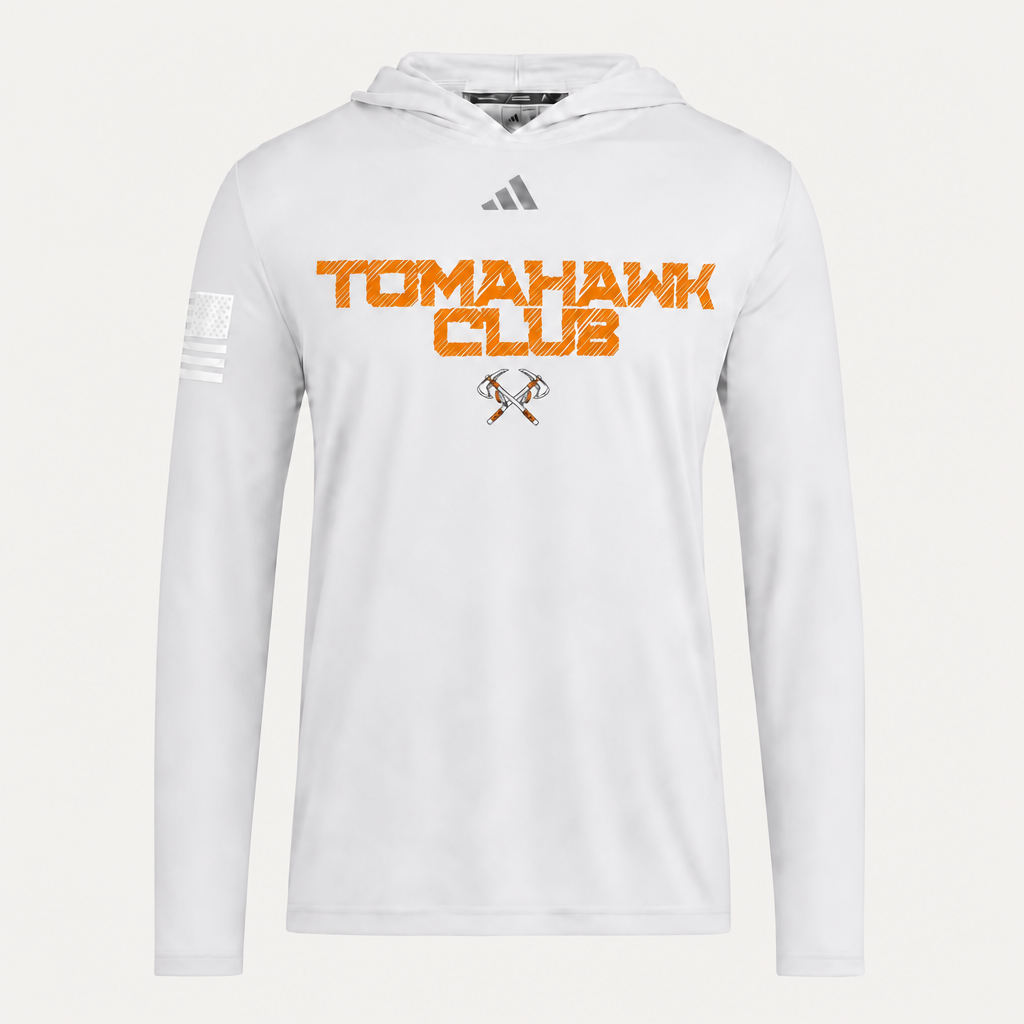 White Dri-FIT Long Sleeve Hoodie